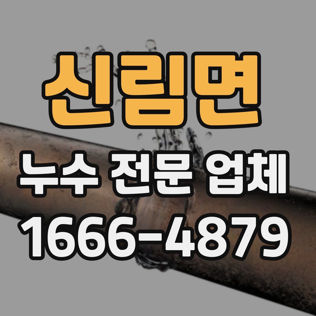 신림면 누수 전문 업체