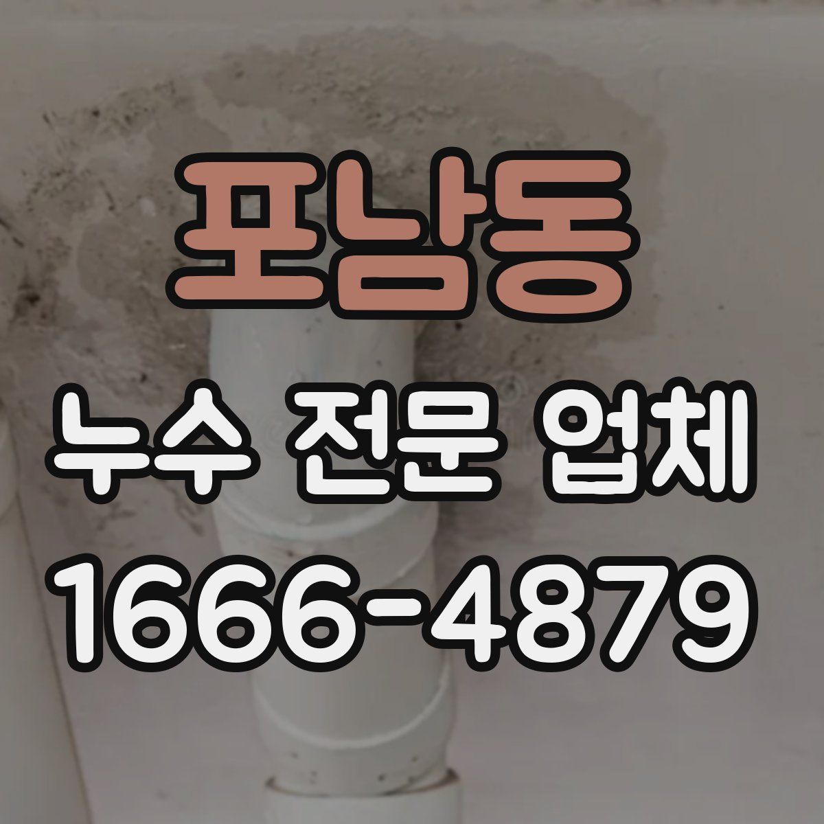 포남동 누수 전문 업체