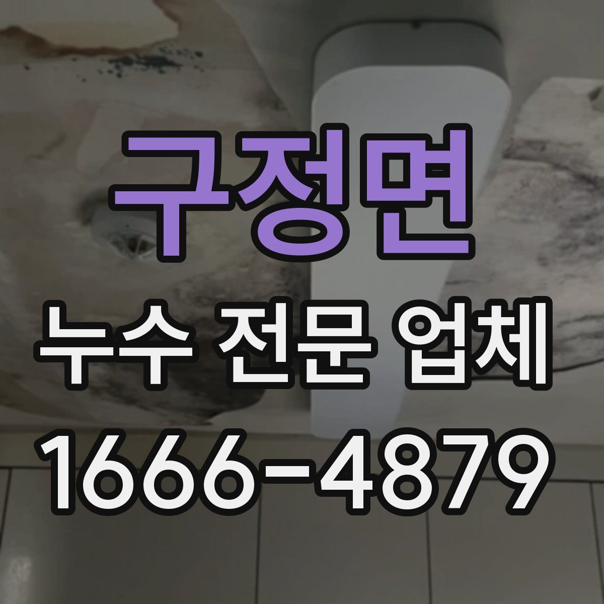 구정면 누수 전문 업체