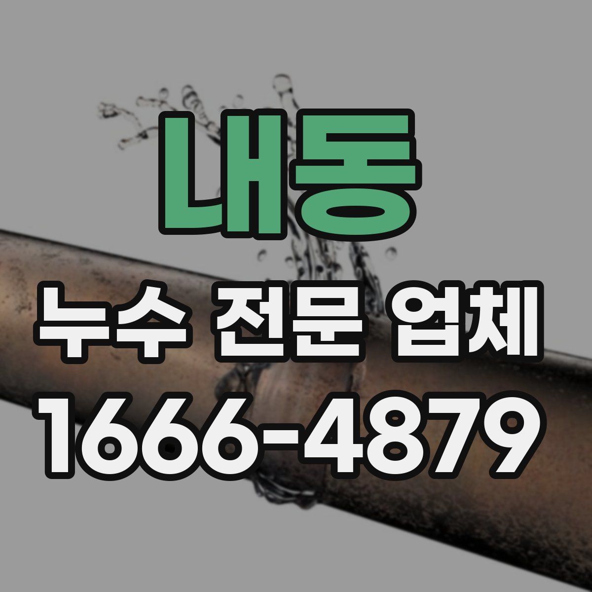 내동 누수 전문 업체