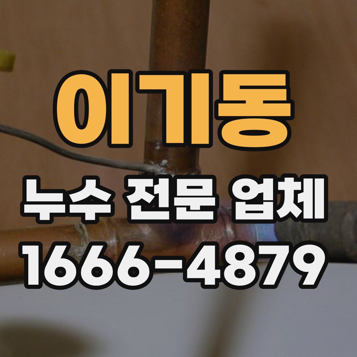 이기동 누수 전문 업체