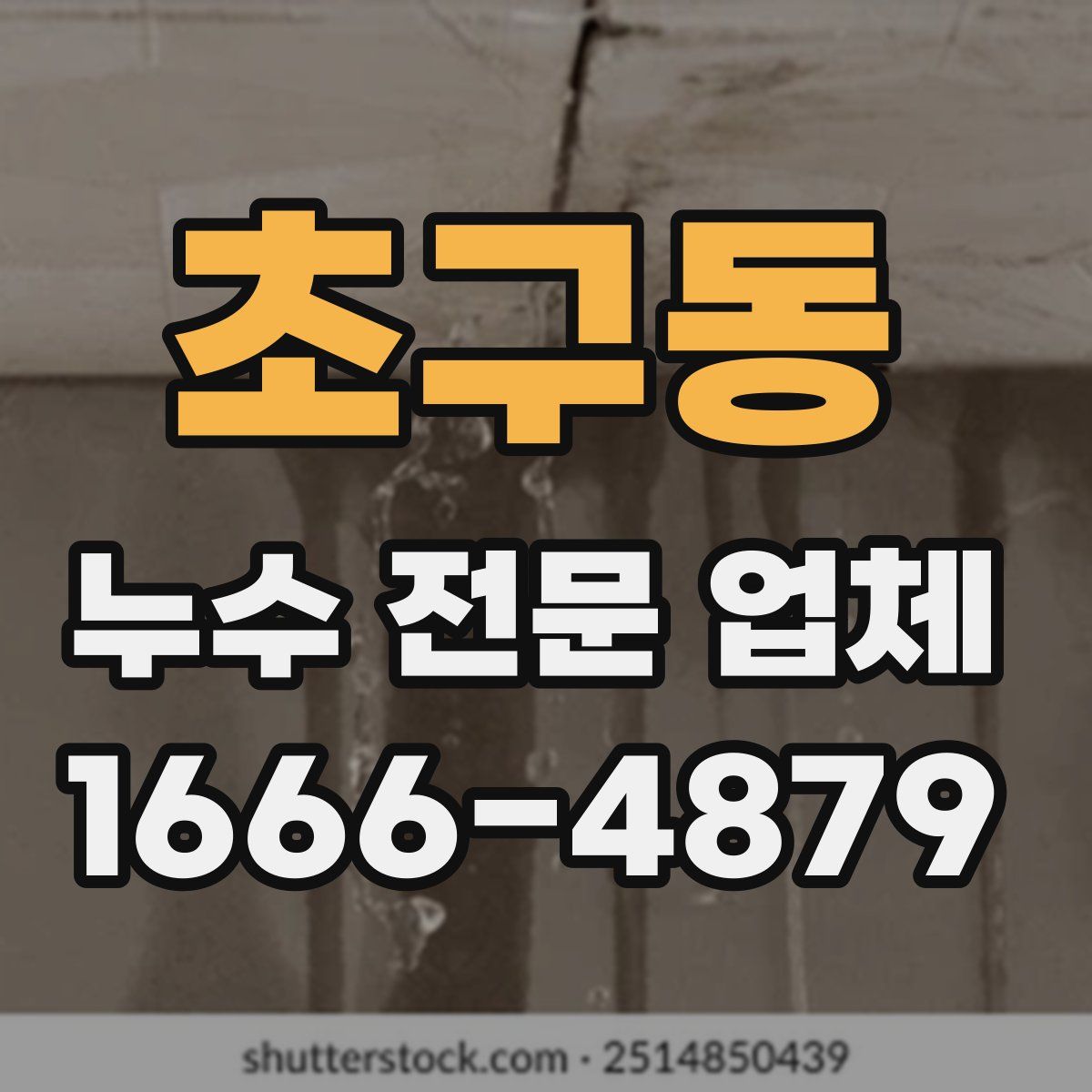 초구동 누수 전문 업체