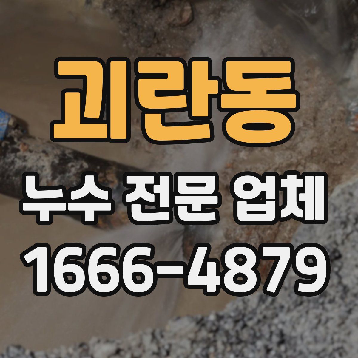 괴란동 누수 전문 업체