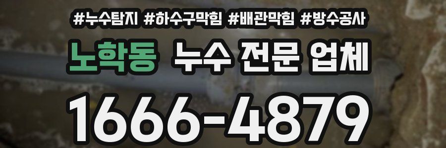 노학동 누수 전문 업체