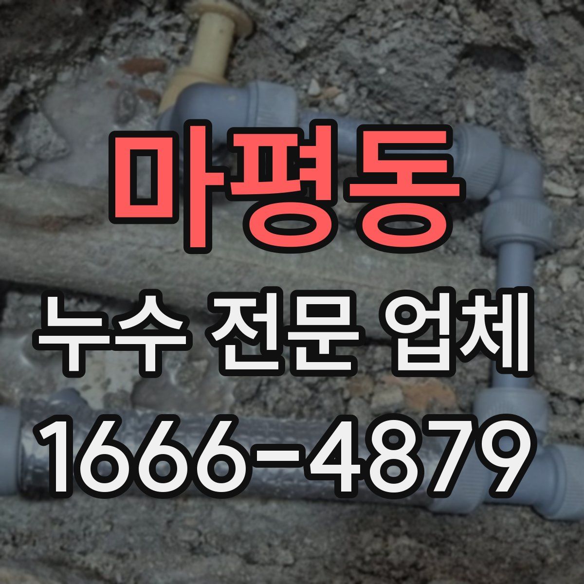 마평동 누수 전문 업체