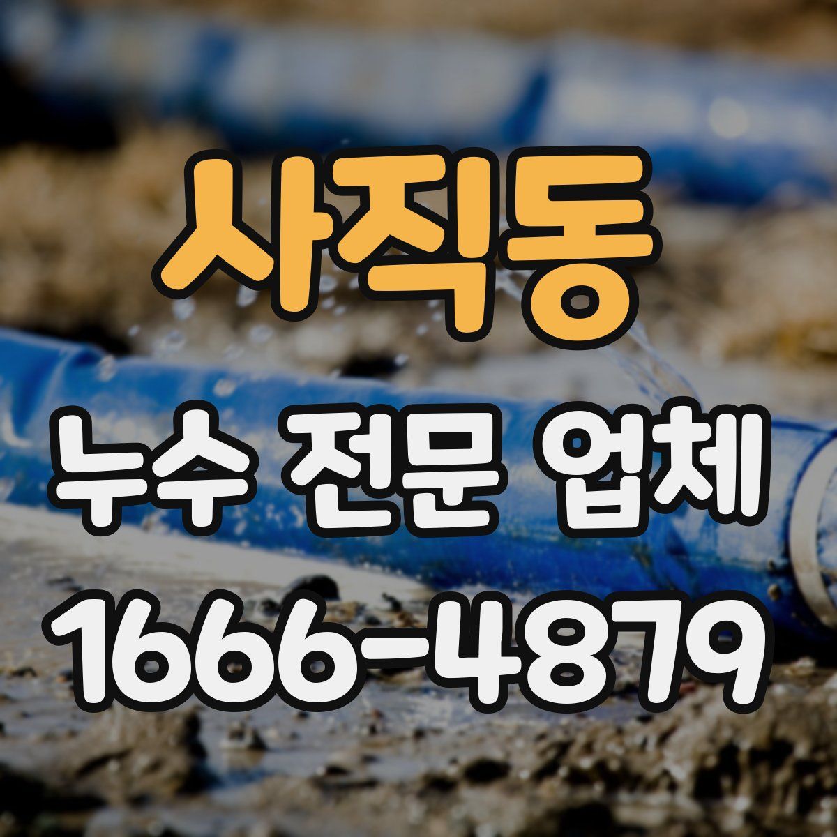 사직동 누수 전문 업체