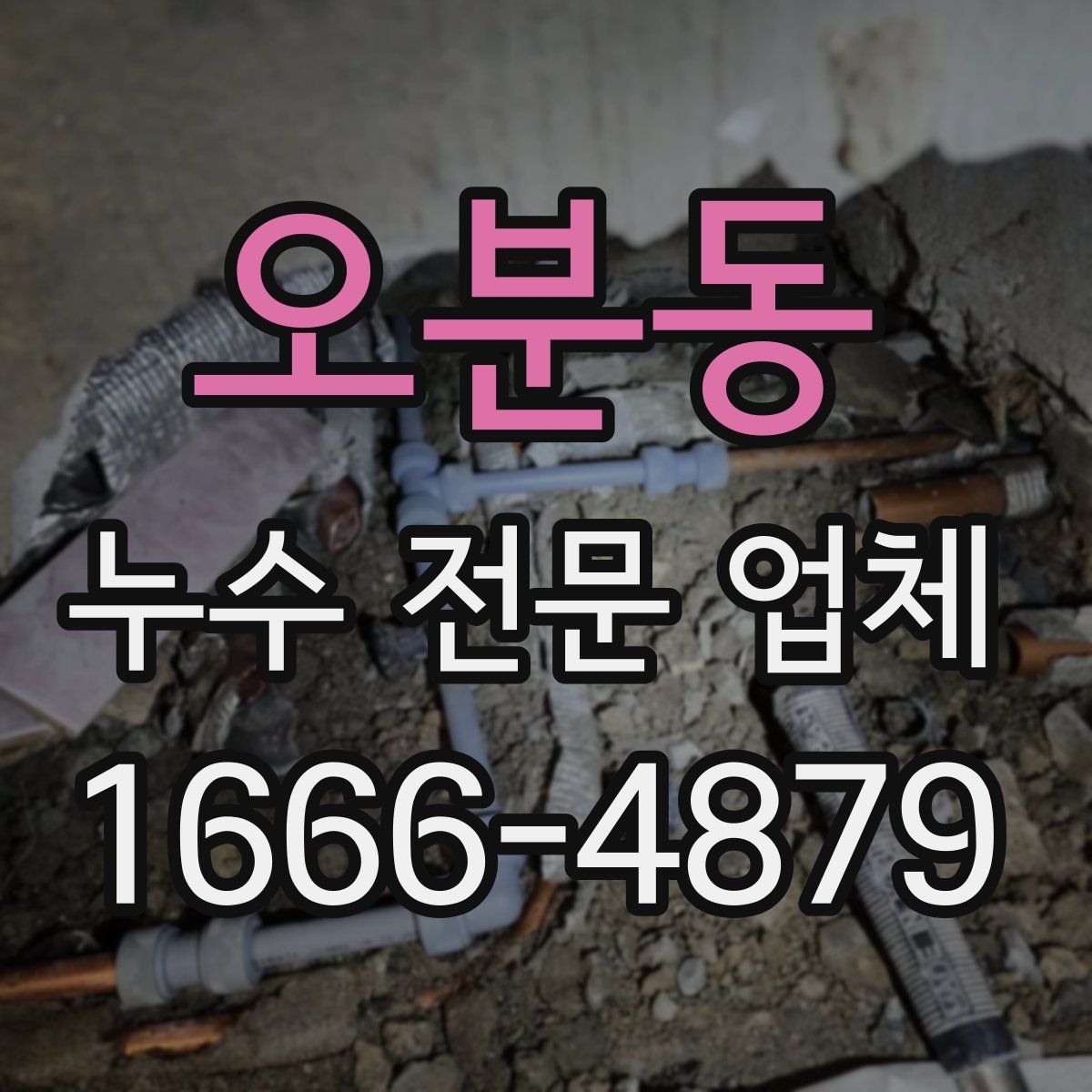 오분동 누수 전문 업체