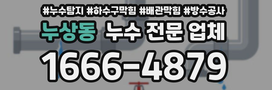누상동 누수 전문 업체