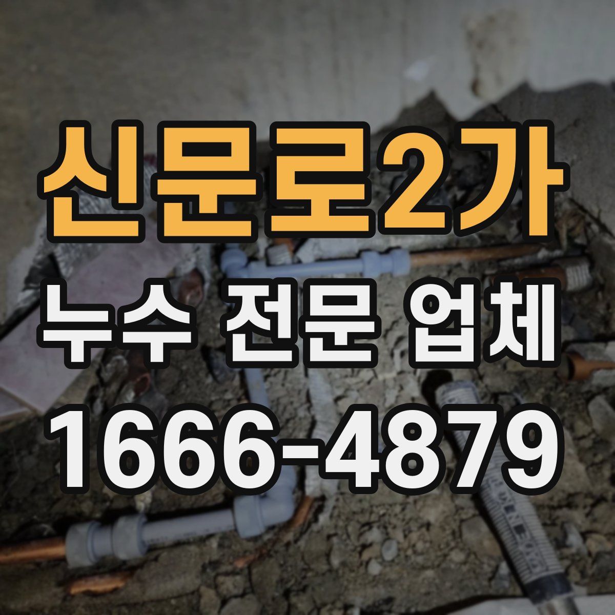 신문로2가 누수 전문 업체