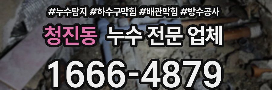 청진동 누수 전문 업체