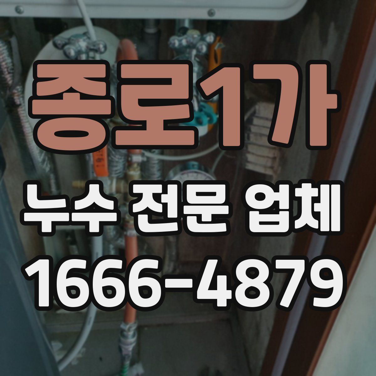 종로1가 누수 전문 업체