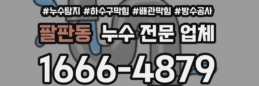 팔판동 누수 전문 업체