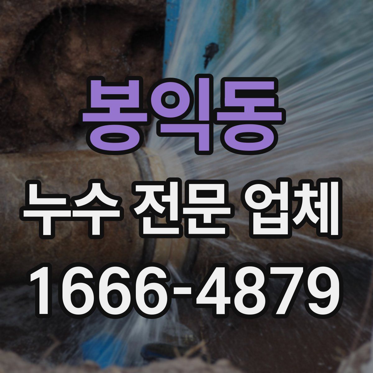봉익동 누수 전문 업체
