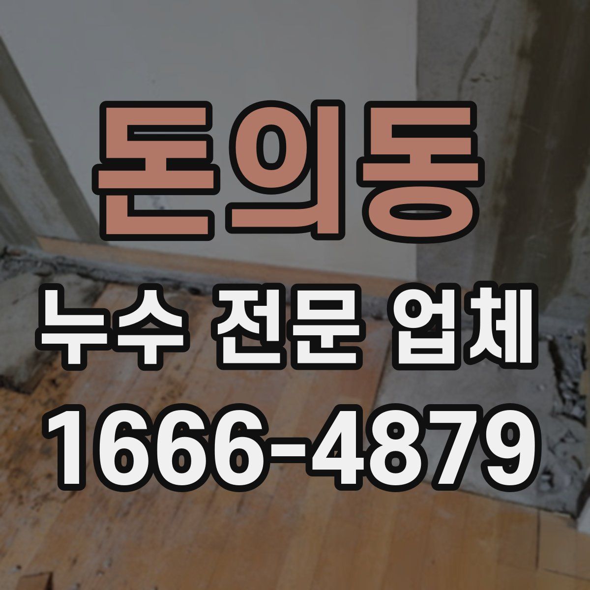 돈의동 누수 전문 업체