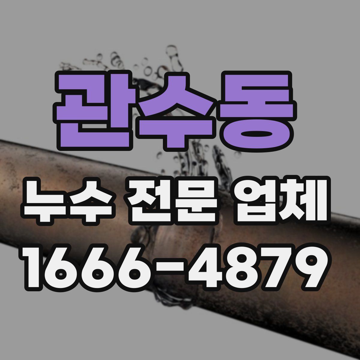 관수동 누수 전문 업체
