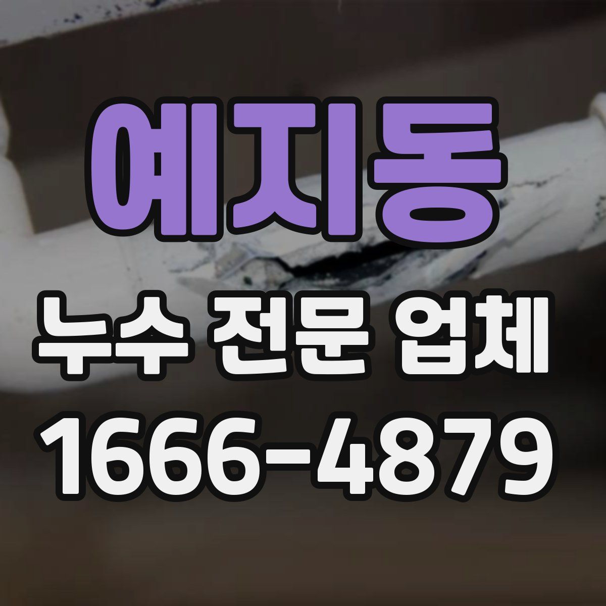 예지동 누수 전문 업체