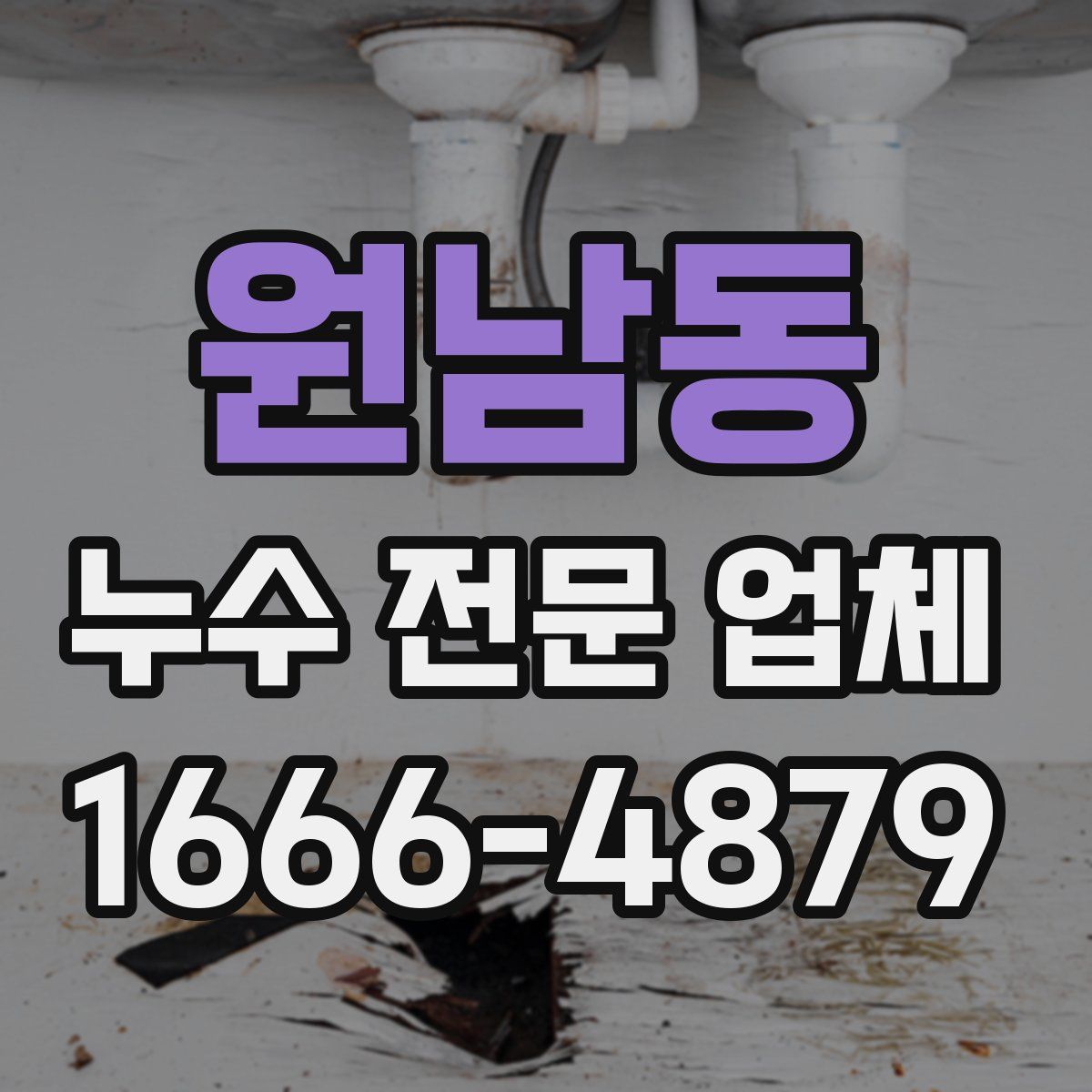 원남동 누수 전문 업체
