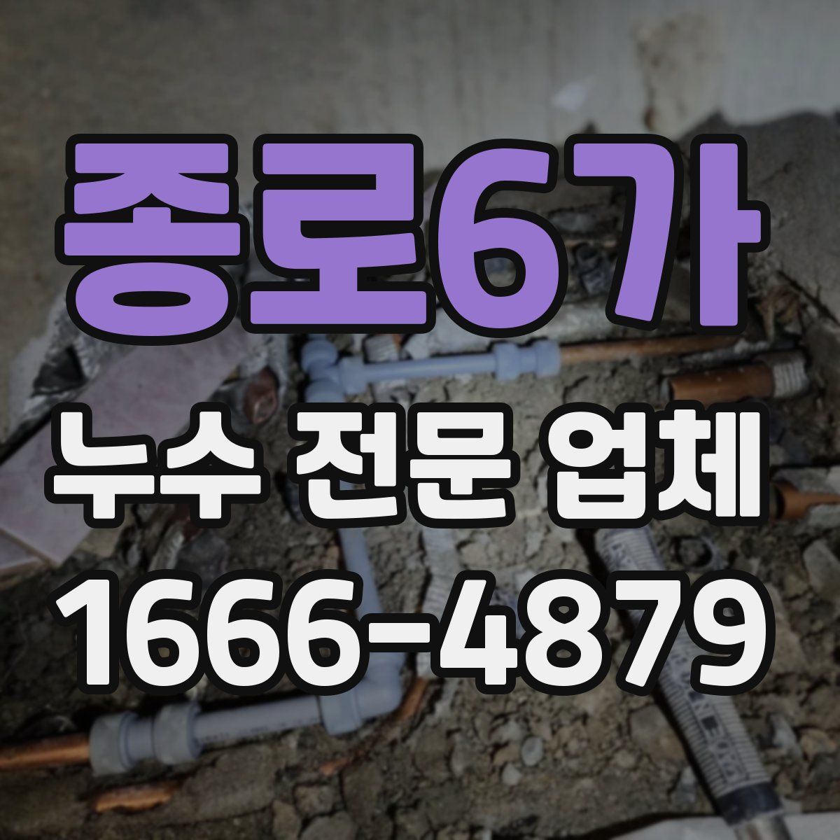 종로6가 누수 전문 업체