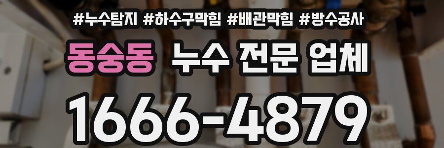 동숭동 누수 전문 업체
