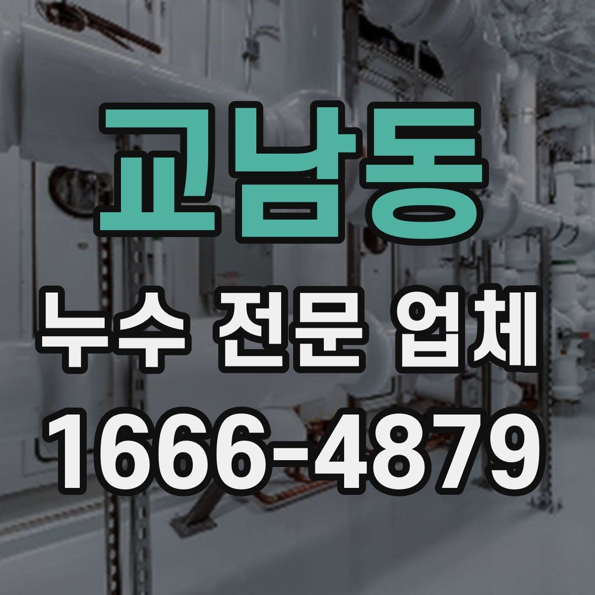 교남동 누수 전문 업체
