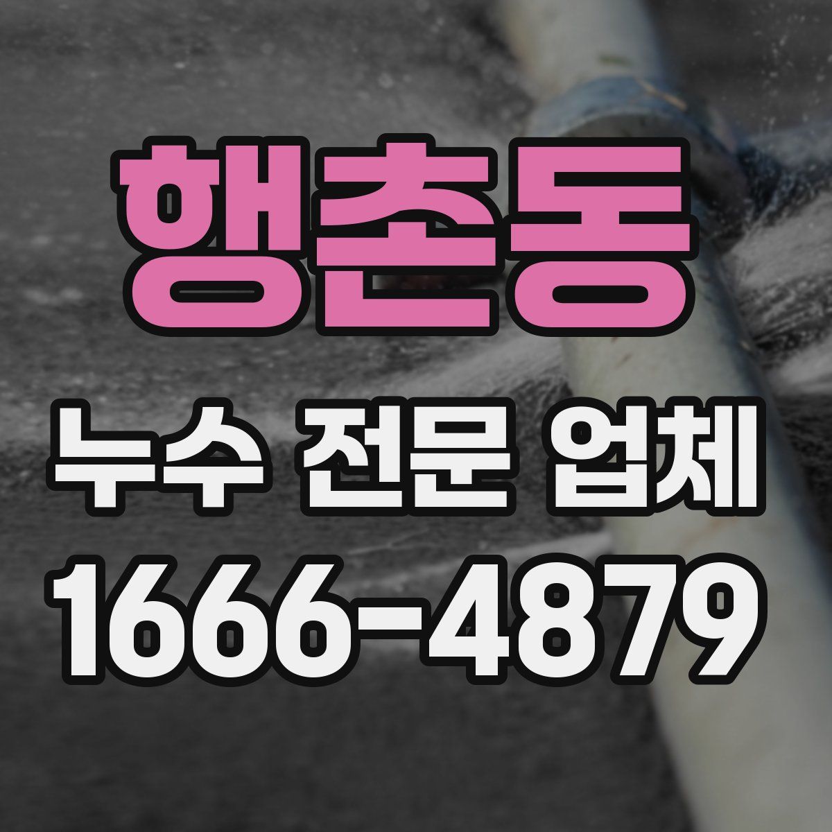 행촌동 누수 전문 업체