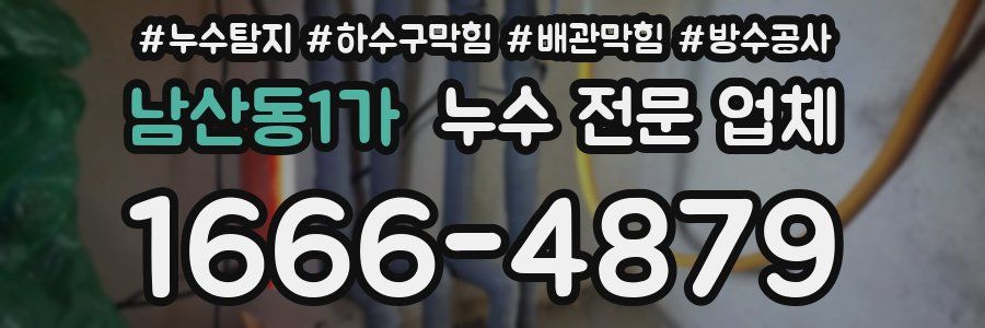 남산동1가 누수 전문 업체