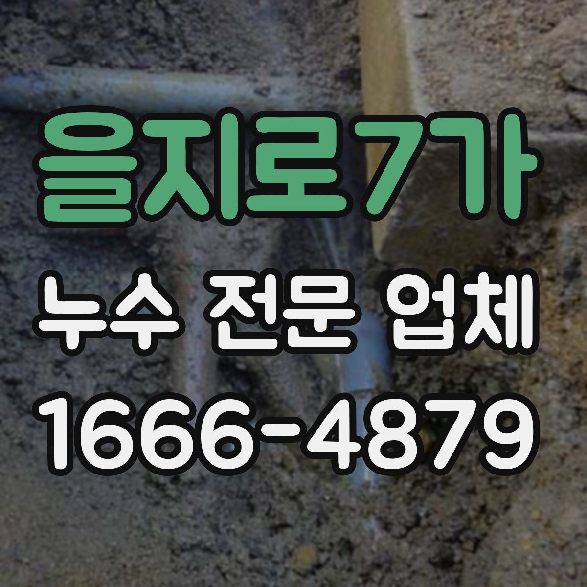 을지로7가 누수 전문 업체