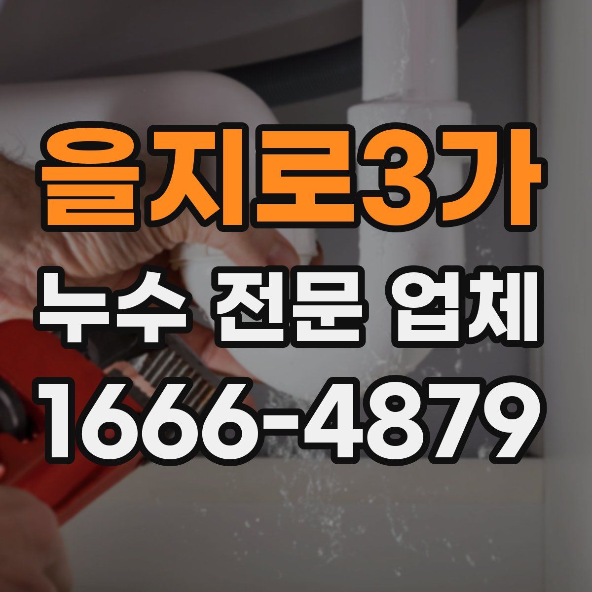 을지로3가 누수 전문 업체