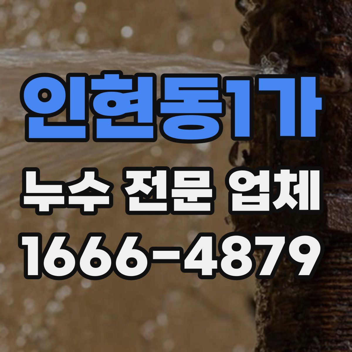 인현동1가 누수 전문 업체