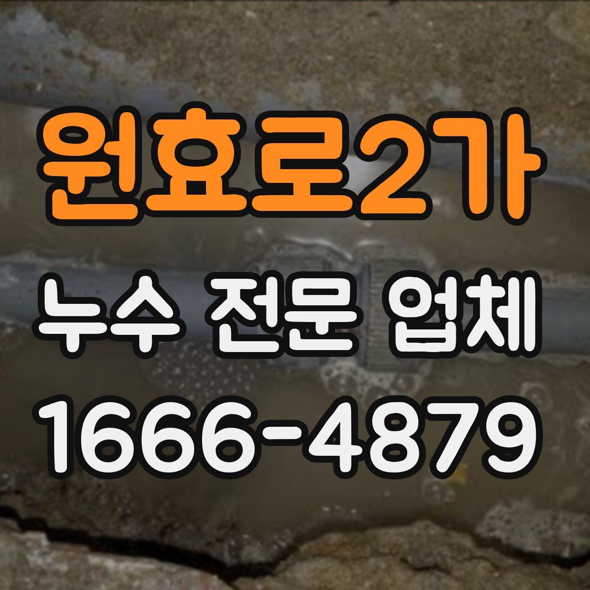 원효로2가 누수 전문 업체