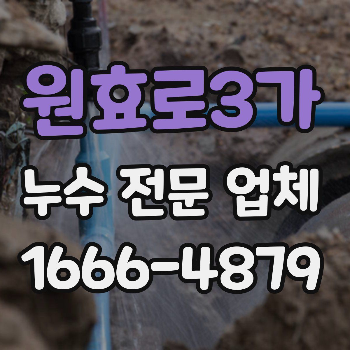 원효로3가 누수 전문 업체