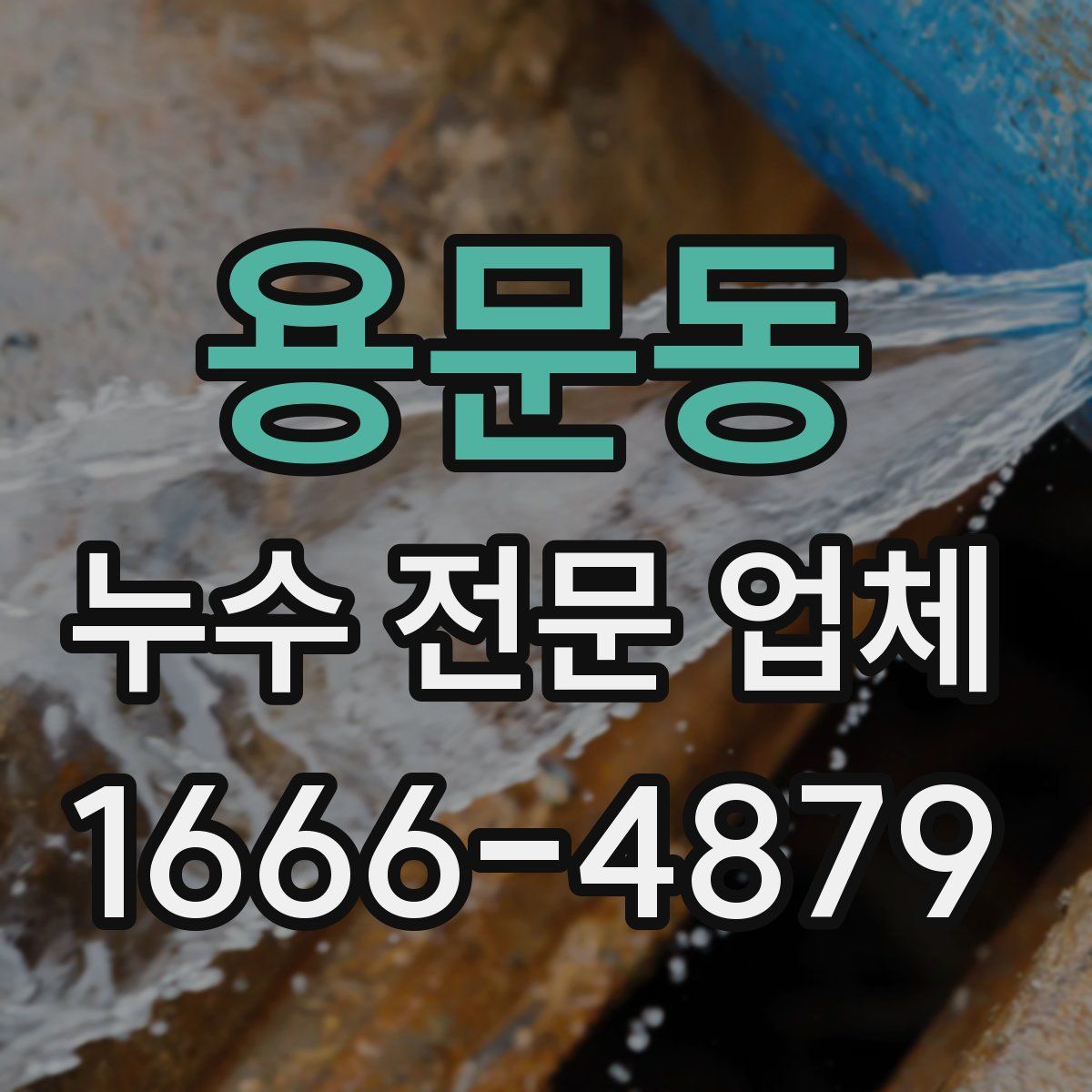 용문동 누수 전문 업체