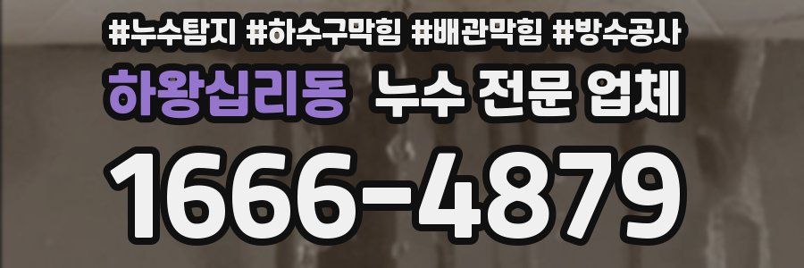 하왕십리동 누수 전문 업체