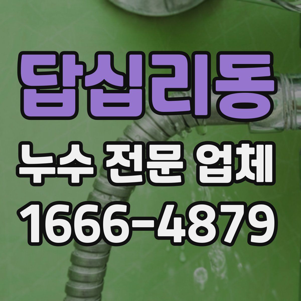 답십리동 누수 전문 업체