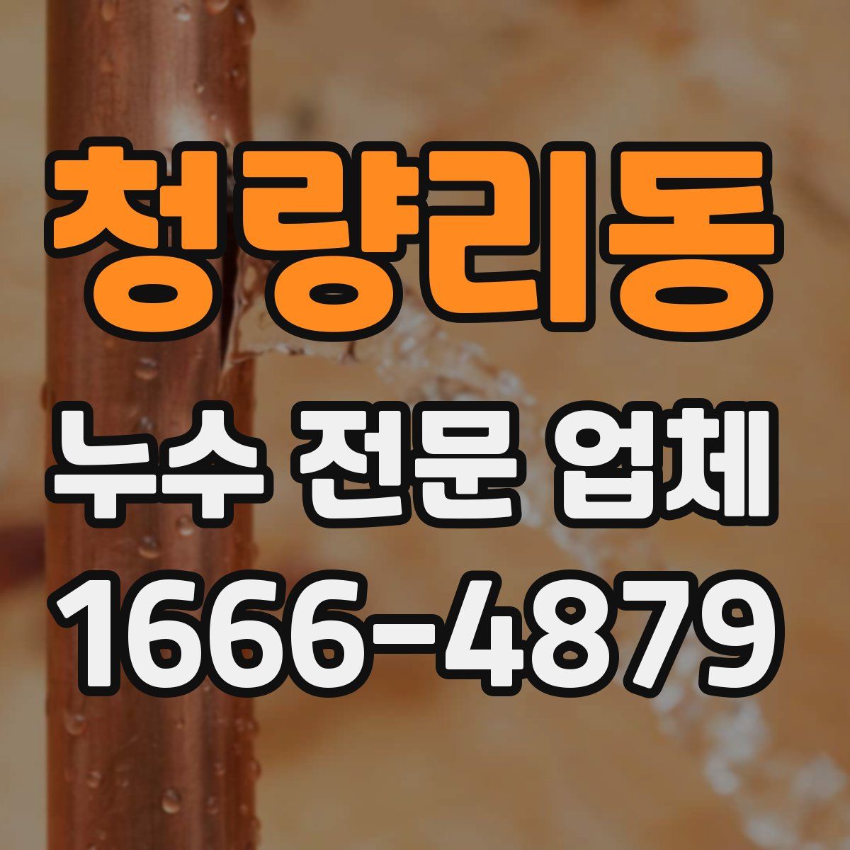 청량리동 누수 전문 업체