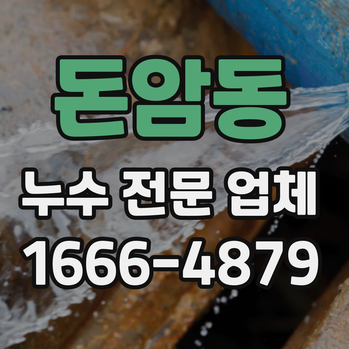 돈암동 누수 전문 업체