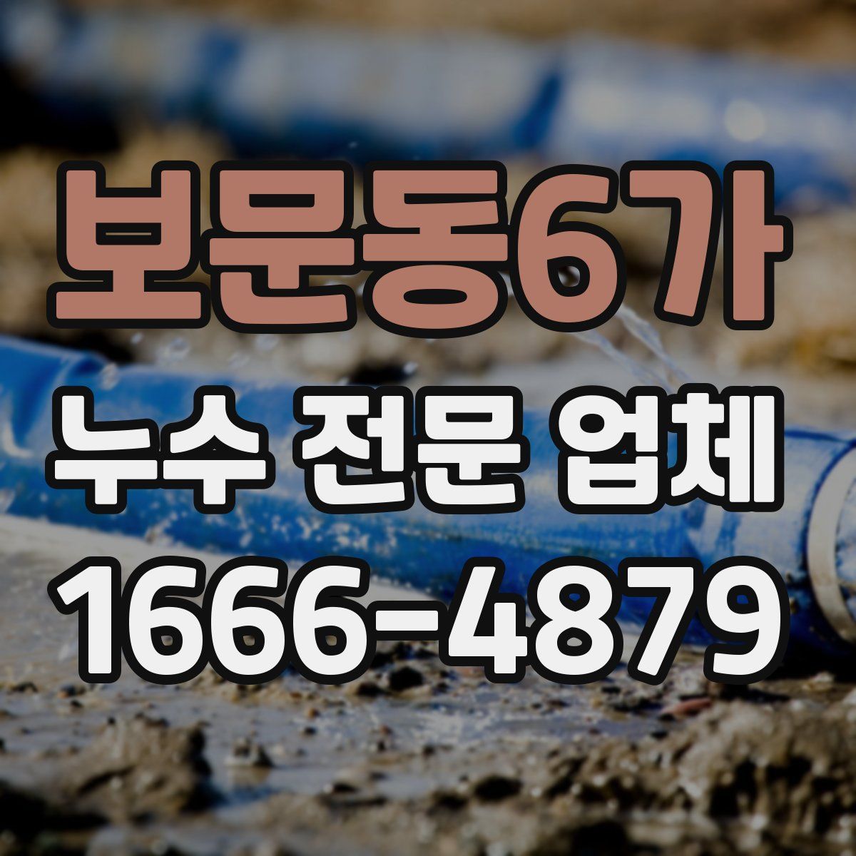 보문동6가 누수 전문 업체