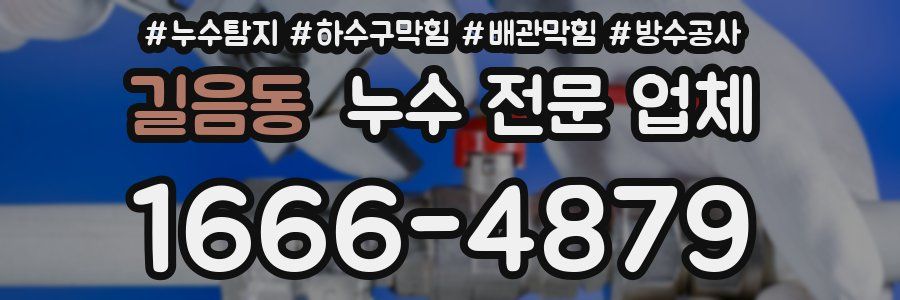 길음동 누수 전문 업체