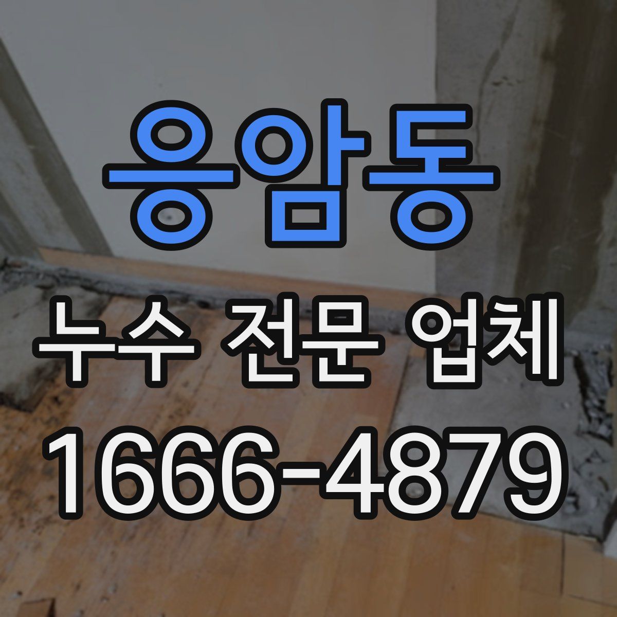 응암동 누수 전문 업체