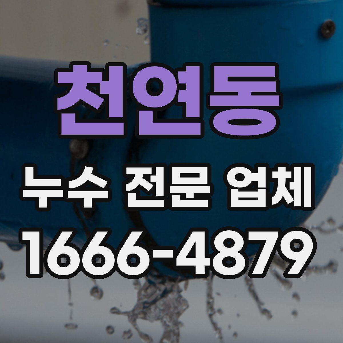 천연동 누수 전문 업체
