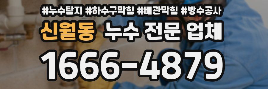 신월동 누수 전문 업체