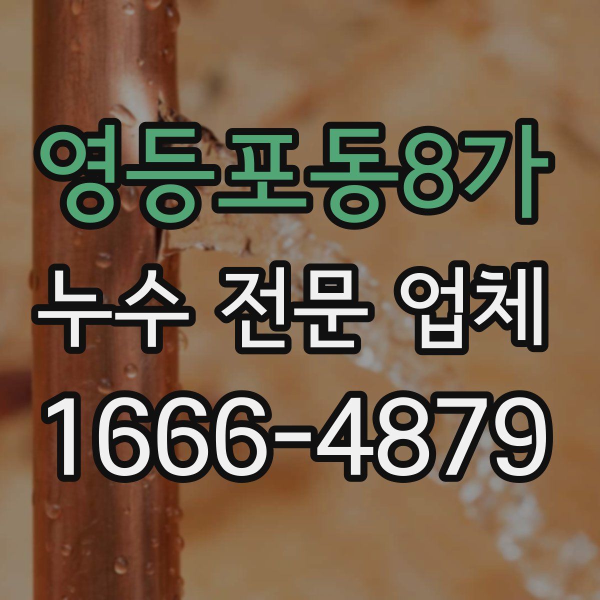 영등포동8가 누수 전문 업체