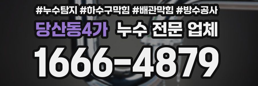 당산동4가 누수 전문 업체