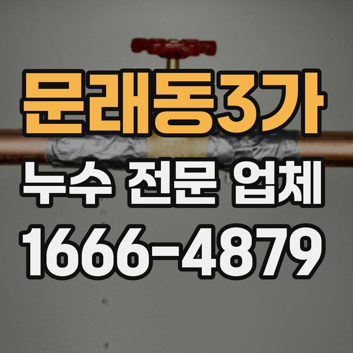 문래동3가 누수 전문 업체