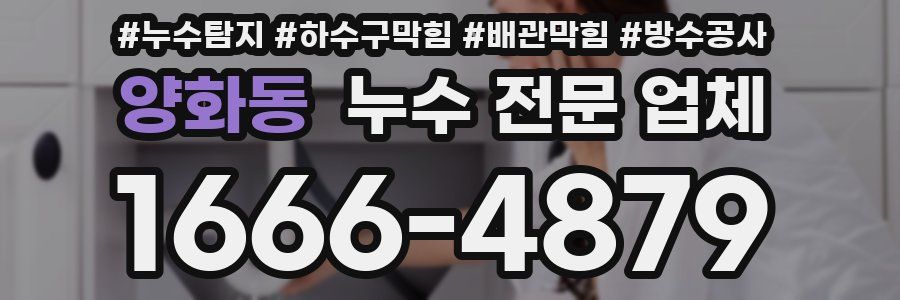 양화동 누수 전문 업체
