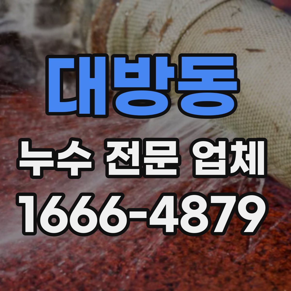 대방동 누수 전문 업체