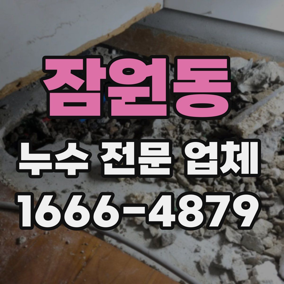 잠원동 누수 전문 업체