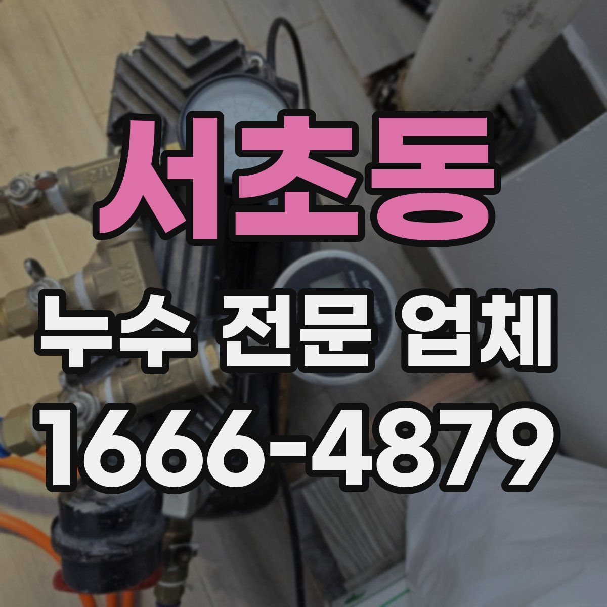 서초동 누수 전문 업체