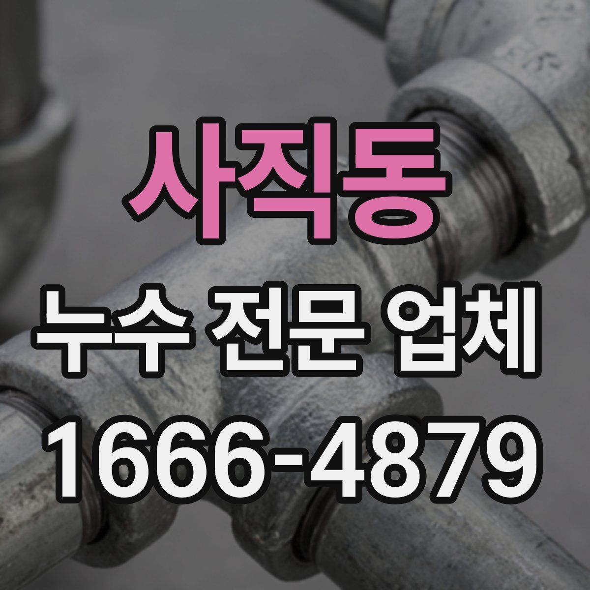 사직동 누수 전문 업체
