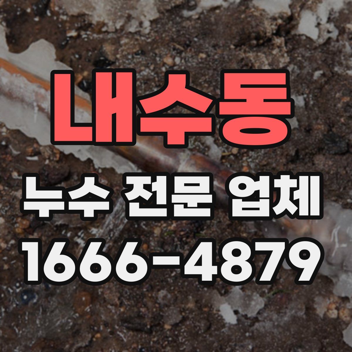 내수동 누수 전문 업체